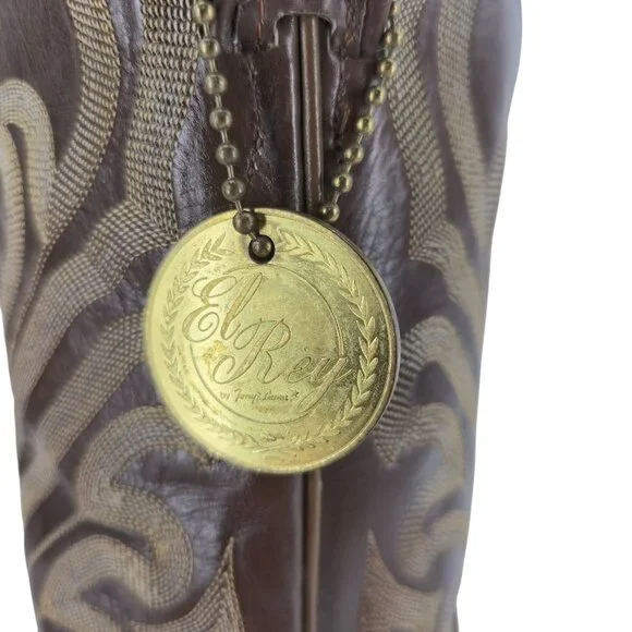 MINT Alligator El Rey Tony Lama 6.5B Honey Brown Cowboy Cowgirl Western Boots - Picture 8 of 16